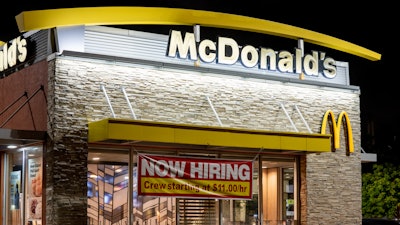 McDonald's location in Sunny Isles Beach, Fla., Oct. 2021.
