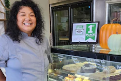 Maria Short poses in her bakery, Short 'N Sweet, in Hilo, Hawaii, Nov. 8, 2022.