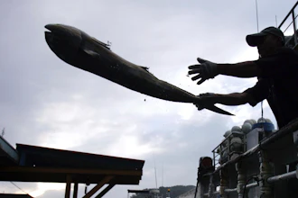 A fisherman unloads his catch in the port of Suao, Taiwan, June 21, 2015.