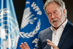 World Food Program Executive Director David Beasley during an interview with The Associated Press at the WFP headquarters in Rome, Nov. 2, 2021.