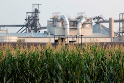 Project developers plan to build carbon capture pipelines connecting dozens of Midwestern ethanol refineries, such as this one in Chancellor, S.D., shown on July 22, 2021.