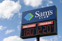 The price of gas displayed on a sign at Sam's Club in Annapolis, Md., March 30, 2020.