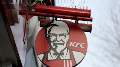 A KFC restaurant in the Surbiton suburb of London, Feb. 21, 2018.