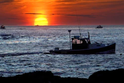 Lobster fishermen off Kennebunkport, Maine, Sept. 8, 2022.