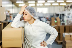 Food Worker Frustration I Stock 1372694795