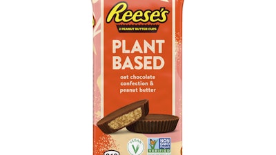The Hershey Company's new plant-based Reese's peanut butter cups.