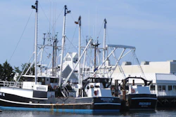 Fishing boats at the dock in Point Pleasant Beach, N.J., Sept. 11, 2019.