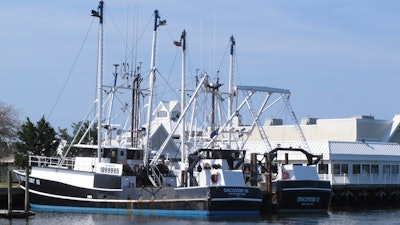 Fishing boats at the dock in Point Pleasant Beach, N.J., Sept. 11, 2019.