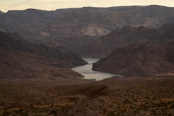 The Colorado River in northwest Arizona, Aug. 14, 2022.