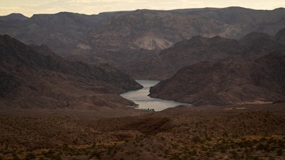 The Colorado River in northwest Arizona, Aug. 14, 2022.
