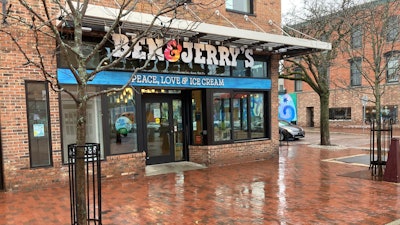Ben Jerry's ice cream shop in Burlington, Vt., April 17, 2023.