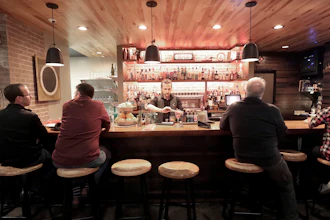 A hotel bar in Eau Claire, Wis., May 1, 2019.