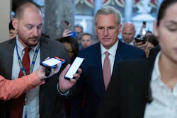 House Speaker Kevin McCarthy, R-Calif., walks to the House chamber on Capitol Hill, May 30, 2023.