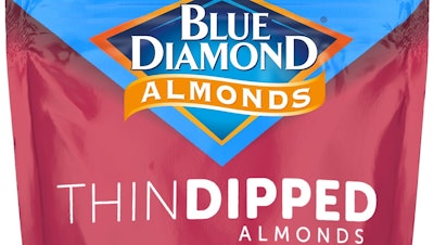 Blue Diamond Almonds Thin Dipped Double Dark Front