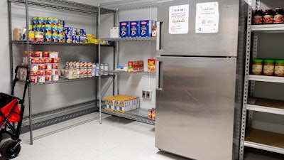The Hoya Hub on-campus food pantry at Georgetown University, Washington, June 9, 2023.
