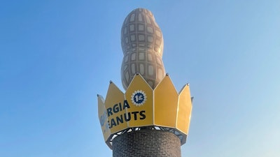 The Big Peanut monument, Ashburn, Ga., July 20, 2023.