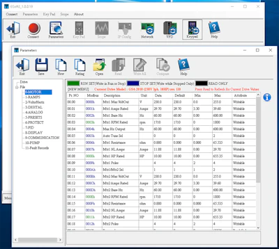 Figure 2: AutomationDirect GSoft2 PC-based software provides a complete and easy-to-use VFD configuration and management experience for users.