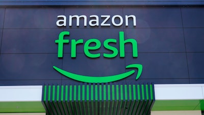 An Amazon Fresh grocery store in Warrington, Pa., April 28, 2022.