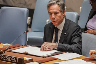 U.S. Secretary of State Antony Blinken at U.N. headquarters, Aug. 3, 2023.