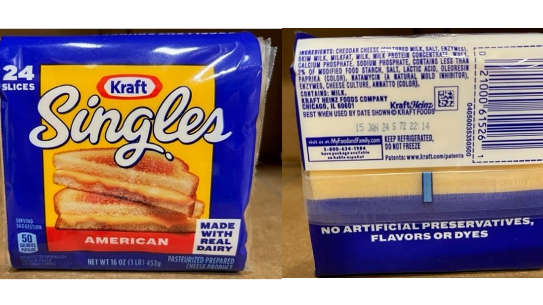 Kraft Heinz Recalls American Cheese Slices Over Choking Hazard | Food ...