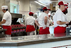 Workers at an In-N-Out restaurant, Thornton, Colo., Aug. 8, 2023.