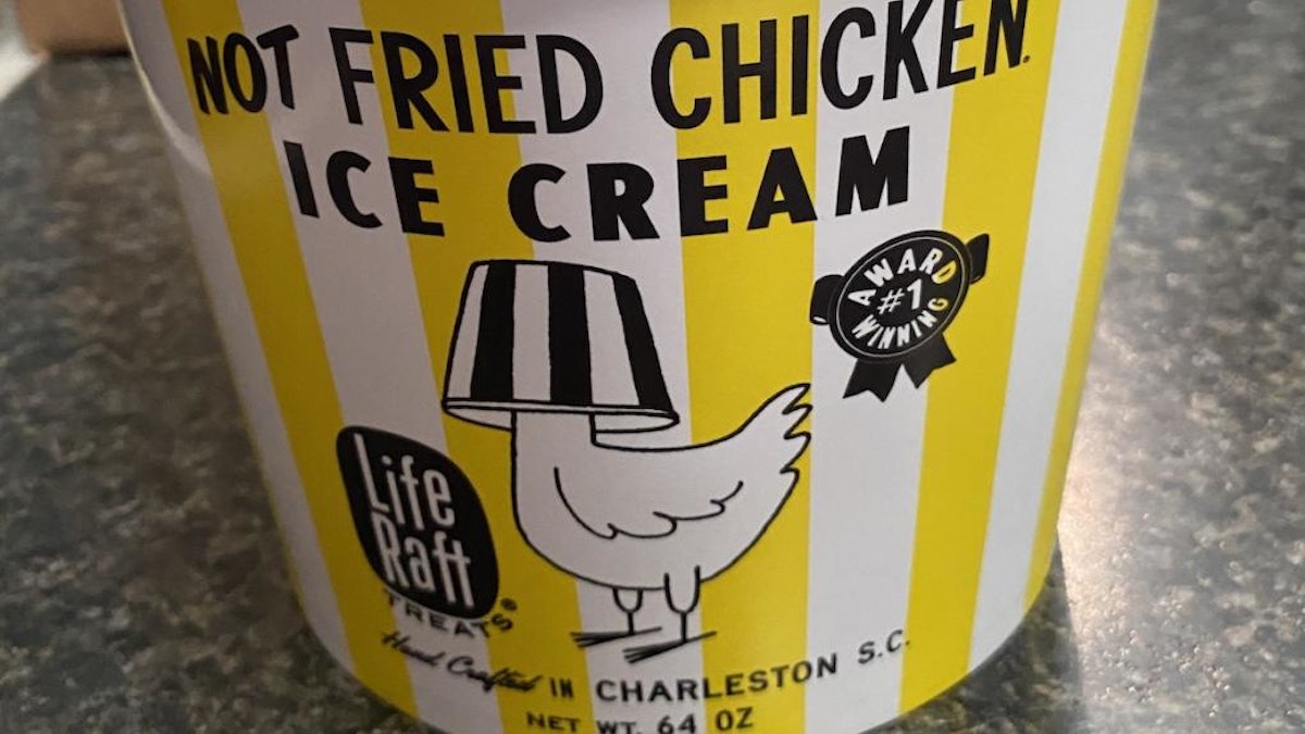 Not Fried Chicken Ice Cream Bucket