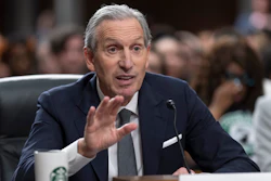 Starbucks founder and former CEO Howard Schultz testifies before the Senate Health, Education, Labor and Pensions Committee in Washington on March 29, 2023. Schultz is stepping down from the company's board of directors, the coffee chain announced. Schultz is credited for transforming the Seattle-based business into the coffee giant it's known as today. His departure from the board is “part of a planned transition,” the company said Wednesday Sept. 13 2023.