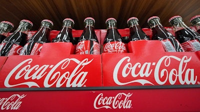 Bottles of Coca-Cola at a grocery store in Uniontown, Pa., April 24, 2022.