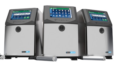 The new Videojet 1880+, 1880 UHS (ultra-high speed) and 1880 HR (high-resolution) printers.