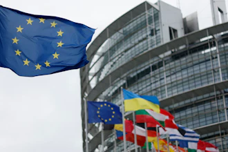The European Parliament, Strasbourg, France, April 18, 2023.