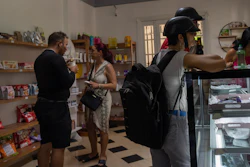 People shop at a private grocery store in Havana, Nov. 11, 2023.