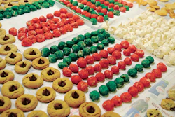Cookies cool on a table in Enid, Okla., Dec. 21, 2013.