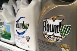 Containers of Roundup sit on a store shelf on San Francisco, Feb. 24, 2019.
