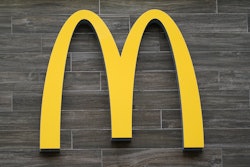 A McDonald's golden arches is shown at restaurant in Havertown, Pa., Tuesday, April 26, 2022.
