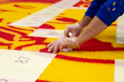 On January 10, 2024, Haribo claimed the title of The World's Largest Jelly/Gummy Candy Mosaic at the University of Wisconsin-Parkside in Kenosha, Wisconsin.