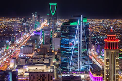 Riyadh skyline.