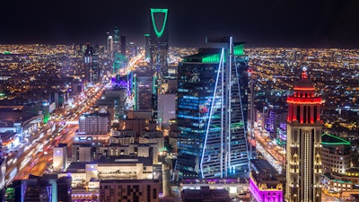 Riyadh skyline.