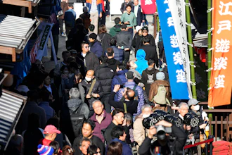 The newly opened 'Toyosu Senkyaku Banrai' in Tokyo, Feb. 1, 2024.