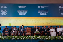 UN Food and Agriculture Organization Director-General QU Dongyu during the 37th Session of the FAO Regional Conference for Asia and the Pacific, Colombo, Sri Lanka, Feb. 20, 2024.