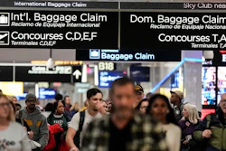 Travelers move through the B terminal at Hartsfield-Jackson Atlanta International Airport, Jan. 27, 2024.