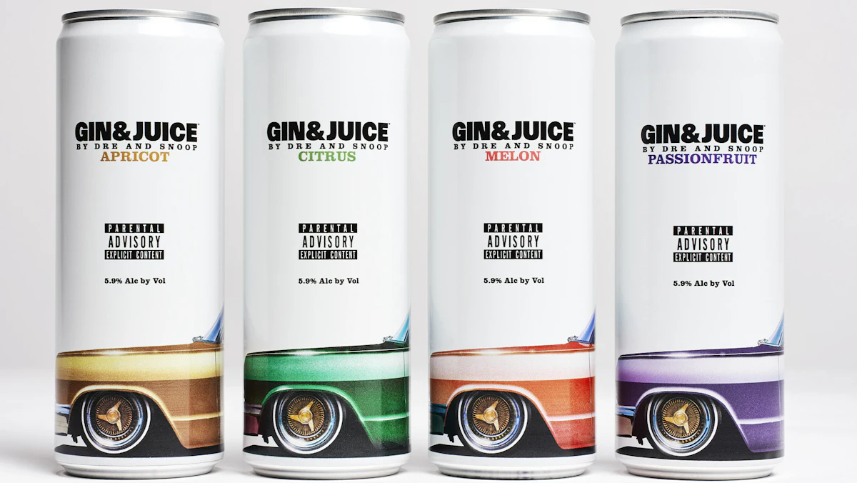 ドクター・ドレーとスヌープ・ドッグ GIN & JUICE 4種セット ドクター・ドレーとスヌープ・ドッグ GIN & JUICE 4種セット