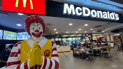 A McDonald's restaurant at a shopping mall in Bangkok, March 15, 2024.