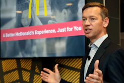 Chris Kempczinski, then-incoming president of McDonald's USA, at a McDonald's restaurant in New York, Nov. 17, 2016.