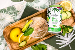 HighBridge's Re-Frsh is a seltzer infused with cannabis, cucumber and mint.