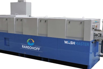 The Washmaster MCW Mini Conveyor Washer from Ransohoff.