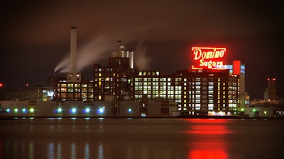 The Domino Sugar sign in Baltimore, Oct. 2017.