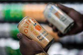 Cans of Olipop at a Kroger supermarket, Marietta, Ga., April 12, 2024.