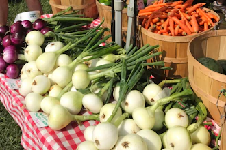 Vegetables at a farmer's market, Waitsfield, Vt., Aug. 28, 2021.