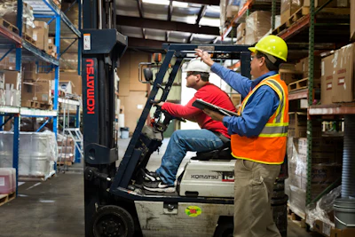 Malcolm And Forklift Training