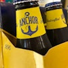 A six-pack of Anchor Steam Beer at a store in San Francisco, July 12, 2023.